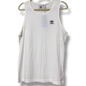 Adidas tank top men’s small white pullover new